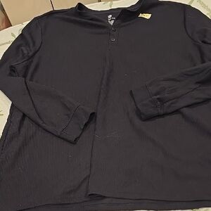 Nwot Black Henley Shirt
